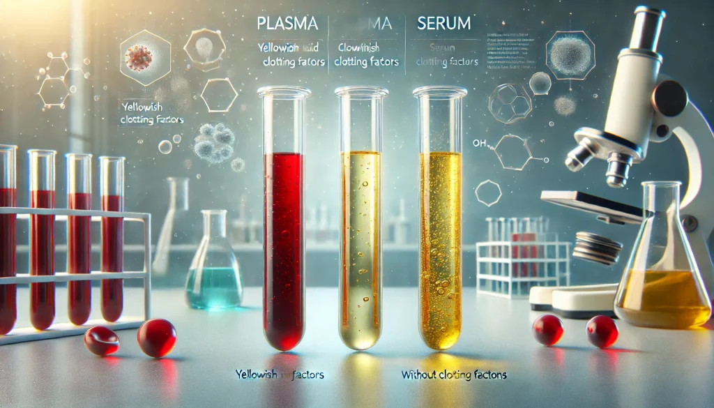 plasma vs serum blood